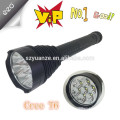 7X XM-L T6 5 modos 3500 lúmenes linterna LED (3 x 26650/3 x 18650)